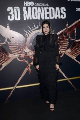 October 26, 2023, Mexico City, Ciudad de Mexico, Mexico: October 25, 2023, Mexico City, Mexico: Cassandra So¡nchez-Navarro Attends the black carpet of the season 2 Premiere of the 30 Monedas Tv Series by HBO, at Salon Barcelona. on October 25, 2023 in Mexico City, Mexico. Mexico City Mexico - ZUMAe321 20231026_zea_e321_014 Copyright: xCarlosxTischler xEyepixxGroupx
