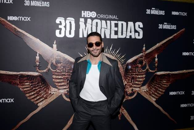 October 26, 2023, Mexico City, Ciudad de Mexico, Mexico: October 25, 2023, Mexico City, Mexico: Miguel Angel Silvestre Attends the black carpet of the season 2 Premiere of the 30 Monedas Tv Series by HBO, at Salon Barcelona. on October 25, 2023 in Mexico City, Mexico. Mexico City Mexico - ZUMAe321 20231026_zea_e321_052 Copyright: xCarlosxTischler xEyepixxGroupx