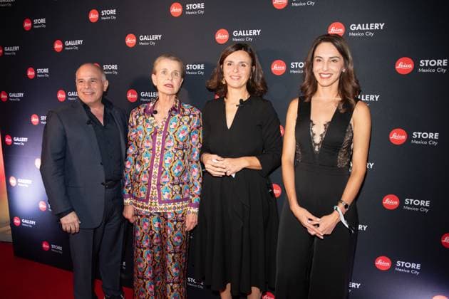 November 18, 2023, Mexico City, Ciudad de Mexico, Mexico: November 17, 2023, Mexico City, Mexico: Mike Giannattasio, Karin Rehn-Kaufmann, Camilla Campoli, Betsy May attend the opening of the Leica Store Mexico. on November 17, 2023, Mexico City, Mexico. Mexico City Mexico - ZUMAe321 20231118_zea_e321_005 Copyright: xJaimexNogales xEyepixxGroupx