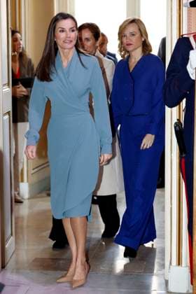 Queen Letizia National Disability Awards - Madrid Queen Letizia on her arrival at the presentation of the Queen Letizia National Disability Awards , on January 29, 2024, in Aranjuez (Madrid, Spain). These awards are organized by the Royal Board on Disability, which serve to recognize the work for inclusion and the defense of the rights of people with disabilities. Each year they are presented personally by the Queen, as honorary president. These awards, for the first time with the category of National Award , aim to stimulate and recognize the trajectory, dedication and contribution of individuals and public and private entities in the field of inclusion, full citizenship and effective enjoyment of the human rights of persons with disabili Copyright: xEuropaxPress ABACAx