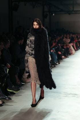- Milan, Milan Women s Fashion Week: Fall Winter 2025 - Women s Fashion, Autumn Winter 2025.- fashion show - catwalk Pictured: Model - - Copyright: xIPA ABACAx