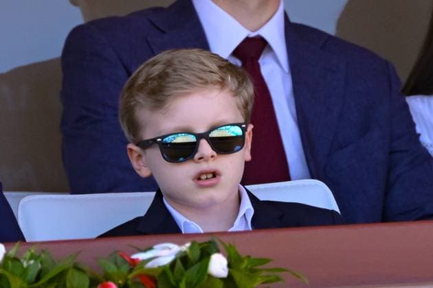 Tennis - Rolex Monte Carlo 2024 - Atp - Finale du Monte Carlo Rolex Masters - Famille princiere - loge princiere - Princesse Charlene de Monaco - Prince Jacques de Monaco - Pierre Casiragh i- Beatrice Casiraghi Boromeo - TENNIS - Rolex Monte Carlo 2024 - MC - 15 04 2024 ChrysleneCaillaud Panoramic