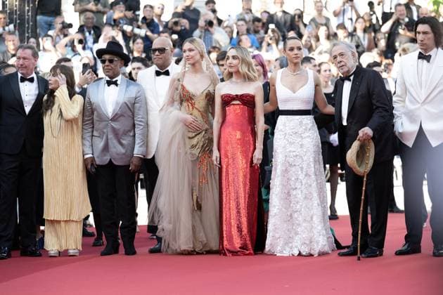 Annual Cannes Film Festival - Megalopolis Red Carpet - Cannes DN D. B. Sweeney, Talia Shire, Giancarlo Esposito, Laurence Fishburne, Grace VanderWaal, Chloe Fineman, Nathalie Emmanuel, Francis Ford Coppola, Adam Driver, Aubrey Plaza and Jon Voight attend the Megalopolis Red Carpet at the 77th annual Cannes Film Festival at Palais des Festivals on May 16, 2024 in Cannes, France. Photo by David NIVIERE ABACAPRESS.COM CANNES France Copyright: xNivierexDavid ABACAPRESS.COMx