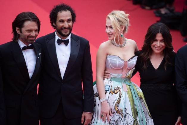 Cannes The Apprentice Premiere Jacob Jarek, Gabriel Sherman, Julianne Forde, Ali Abbasi, Louis Tisnà , Amy Baer, Martin Donovan, Daniel Bekerman, Ruth Treacy, Maria Bakalova, Sebastian Stan attending the The Apprentice Premiere as part of the 77th Cannes International Film Festival in Cannes, France on May 20, 2024. Photo by Aurore Marechal ABACAPRESS.COM Cannes France Copyright: xMarechalxAurore ABACAx