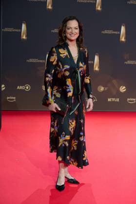 Natalia WOERNER, Wörner, actress, red carpet, red carpet show, arrival, arrival, German Television Award ceremony, The German Television Award 2024, German Television Award 2024 at the MMC Studios Cologne, on 25 09 2024