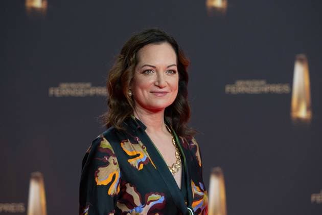 Natalia WOERNER, Wörner, actress, red carpet, red carpet show, arrival, arrival, German Television Award ceremony, The German Television Award 2024, German Television Award 2024 at the MMC Studios Cologne, on 25 09 2024