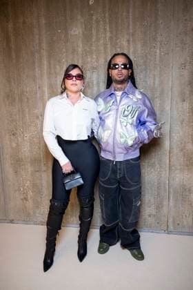 Photocall of the Off White fashion show, at the headquarters of the French Communist Party PCF , Fashion Collection Prêt à Porter Fall Winter 2025 2026 during Paris Fashion Week PFW Kalash and his wife and manager Clara Kata at the photocall of the Off White fashion show, at the headquarters of the French Communist Party PCF , Fashion Collection Ready to Wear Fall Winter 2025 2026 during Paris Fashion Week PFW , in Paris, France, March 6, 2025 Pierre Perusseau Bestimage Photocall of the Off White fashion show, at the headquarters of the French Communist Party PCF , Fashion Collection Ready to Wear Fall Winter 2025 2026 during Paris Fashion Week PFW , in Paris, France, March 6, 2025 Paris France Copyright: xPerusseaux-xDaxSilvax xBestimagexPerusseaux-xDaxSilvax xBestimagex