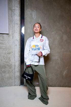 Photocall of the Off White fashion show, at the headquarters of the French Communist Party PCF , Fashion Collection Ready to Wear Fall Winter 2025 2026 at Paris Fashion Week PFW Paola Locatelli at the photocall of the Off White fashion show, at the headquarters of the French Communist Party PCF , Fashion Collection Ready to Wear Fall Winter 2025 2026 at Paris Fashion Week PFW , in Paris, France, March 6, 2025 Pierre Perusseau Bestimage Photocall of the Off White fashion show, at the headquarters of the French Communist Party PCF , Fashion Collection Ready to Wear Fall Winter 2025 2026 during Paris Fashion Week PFW , in Paris, France, March 6, 2025 Paris France Copyright: xPerusseaux-xDaxSilvax xBestimagexPerusseaux-xDaxSilvax xBestimagex