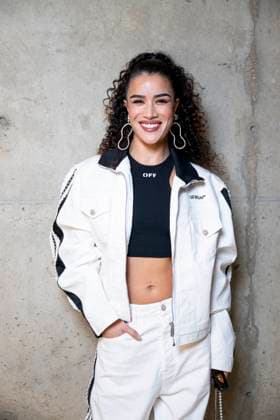 Photocall of the Off White fashion show, at the headquarters of the French Communist Party PCF , Fashion Collection Ready to Wear Fall Winter 2025 2026 at Paris Fashion Week PFW Sabrina Ouazani at the photocall of the Off White fashion show, at the headquarters of the French Communist Party PCF , Fashion Collection Ready to Wear Fall Winter 2025 2026 at Paris Fashion Week PFW , in Paris, France, March 6, 2025 Pierre Perusseau Bestimage Photocall of the Off White fashion show, at the headquarters of the French Communist Party PCF , Fashion Collection Ready to Wear Fall Winter 2025 2026 during Paris Fashion Week PFW , in Paris, France, March 6, 2025 Paris France Copyright: xPerusseaux-xDaxSilvax xBestimagexPerusseaux-xDaxSilvax xBestimagex