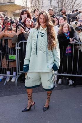 Arrivals at the Off White fashion show, at the headquarters of the French Communist Party PCF , Fashion Collection Ready to Wear Fall Winter 2025 2026 at Paris Fashion Week PFW Clara Berry at the arrivals at the Off White fashion show, at the headquarters of the French Communist Party PCF , Fashion Collection Ready to Wear Fall Winter 2025 2026 at Paris Fashion Week PFW , in Paris, France, March 6, 2025 Christophe Clovis Bestimage Arrivals at the Off White fashion show, at the headquarters of the French Communist Party PCF , Fashion Collection Ready to Wear Fall Winter 2025 2026 during Paris Fashion Week PFW , in Paris, France, March 6, 2025 Paris France Copyright: xChristophexClovisx xBestimagexChristophexClovisx xBestimagex
