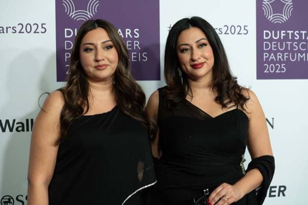 Fari BUONPROFUMO, right, company not identified, portrait, portrait, portrait, cropped single image, single motif, at the DUFTSTARS 2025 German Perfume Award Presentation of the German Perfume Award DUFTSTARS by the Fragrance Foundation on 08 05 2025, Rheinterrassen, Duesseldorf