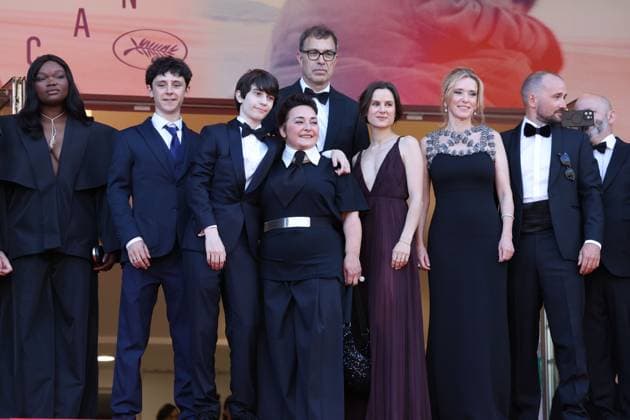 Dossier 137 (Case 137) red carpet in Cannes Guslagie Malanda, Mathilde Riu, Come Peronnet, Solan Machado-Graner, Sandra Colombo, Mathilde Roehrich, Dominik Moll, LÃ a Drucker, Valentin Campagne, Theo Costa-Marini, Jonathan Turnbull and Gilles Marchand at the Dossier 137 (Case 137) red carpet at the 78th annual Cannes Film Festival at Palais des Festivals on May 15, 2025 in Cannes, France CAP GOL GOL Cannes CÃ te d Azur France Copyright: xRickxGold CapitalxPicturesx