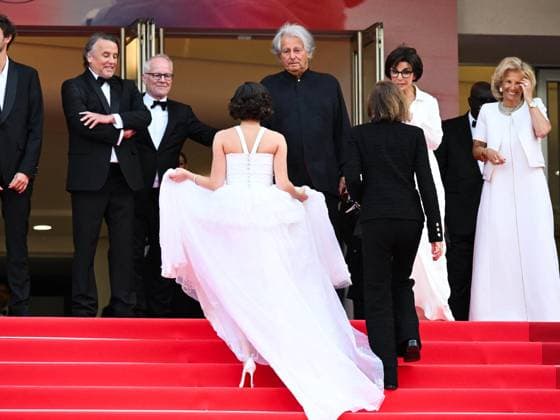Cannes, 78th Cannes Film Festival 2025 - evening 5 - red carpet of the film Die, My Love Cannes, 78th Cannes Film Festival 2025 - evening 5 - red carpet of the film Die, My Love . In the photo Guillaume Marbeck, Aubry Dullin, Richard Linklater, Zoey Deutch, Laurent Petin, Michèle Halberstadt, Rachida Dati and the president of Cannes Iris Knobloch Cannes France Copyright: xIPA ABACAx