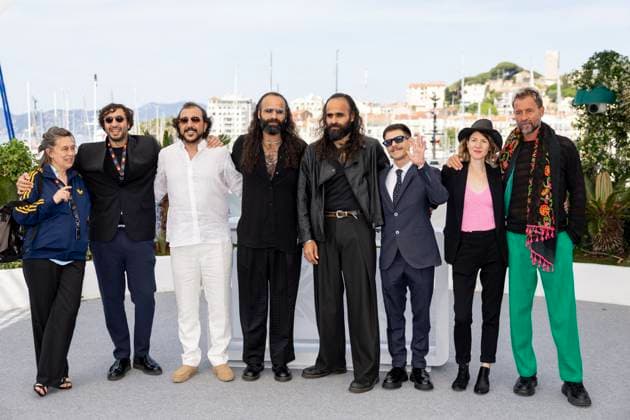 Once upon a time in Gaza photocall at the 78th Cannes International Film Festival Muriel Merlin, Rani Massalha, Majid Eid, Tarzan Nasser, Arab Nasser, Nader Abd Alhay, Marie Legrand, Rashid Abdelhamid Photocall of the film Once Upon A Time In Gaza at the 78th Cannes International Film Festival on May 19, 2025 Jacovides Moreau Bestimage Once Upon A Time In Gaza photocall at the 78th annual Cannes Film Festival at Palais des Festivals on May 19, 2025 in Cannes, France Cannes France Copyright: xJACOVIDES-MOREAUx xBESTIMAGExJACOVIDES-MOREAUx xBESTIMAGEx