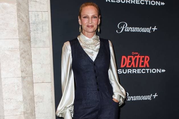 World Premiere Of Paramount+ And Showtime s Dexter: Resurrection Season 1 MANHATTAN, NEW YORK CITY, NEW YORK, USA - JULY 09: American actress Uma Thurman arrives at the World Premiere Of Paramount+ And Showtime s Dexter: Resurrection Season 1 held at the Alice Tully Hall at the Lincoln Center for the Performing Arts on July 9, 2025 in Manhattan, New York City, New York, United States., Credit:Image Press Agency Avalon United States, New York, New York City, Alice Tully Hall at the Lincoln Center for the Performing Arts Copyright: xImagexPressxAgencyx xAvalonx 1020488655