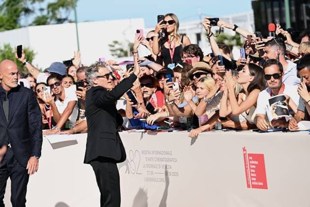 The voice of hind Rajab Red Carpet - The 82nd Venice International Film Festival Joaquin Phoenix during The voice of hind Rajab Red Carpet - The 82nd Venice International Film Festival, Venice, Italy 03 Sept 2025, Credit:Maria Laura Antonelli Avalon Italy, Venice Copyright: xMariaxLauraxAntonellix xAvalonx 1033855414