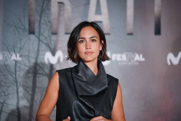 Movistar Plus presents La Caza Irati at the XVII edition of FesTVal de Vitoria Actress Megan Montaner poses on the orange carpet at the XVII edition of FesTVal de Vitoria, at the Palacio de Congresos Europa, on September 4, 2025, in Vitoria Gastéiz, Álava, Basque Country Spain Today, September 4, the fourth season of the series created by Agustín Martínez, scriptwriter and one of the three writers who sign as Carmen Mola This one is called La Caza Irati, which comes after Monteperdido, Tramuntana and Guadiana 04 SEPTEMBER 2025 FESTIVAL VITORIA ÁLAVA BASQUE COUNTRY In Vitoria, Ãlava Basque Country Vitoria, Ãlava Basque Country Spain Copyright: xInakixBerasalucex 6932386