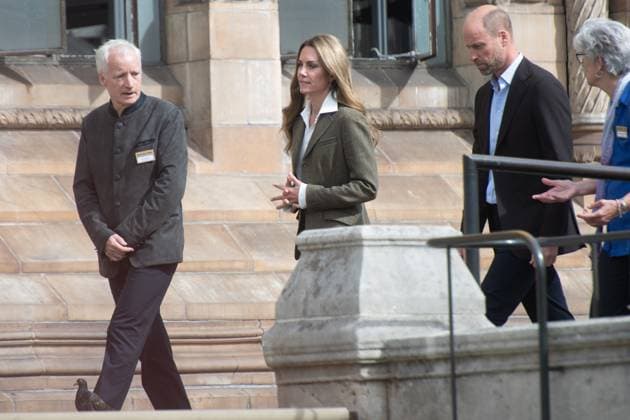 HRH The Prince and Princess Of Wales Visit Natural History Museum, London, UK - Thursday 4 September William, Prince of Wales and Catherine - Princess of Wales visit Natural History Museum, London, England, UK on Thursday 4 September, 2025 to view the Museum s newly transformed gardens and meet children and young people taking part in learning programmes which see them connecting with nature and boosting biodiversity in urban areas., Credit:Justin Ng Avalon UK, England, London, Natural History Museum Copyright: xJustinxNgx xAvalonx 1034075522