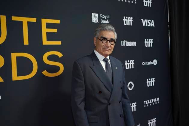 September 7, 2025, Toronto, Ontario, Canada: Eugene Levy attends the red carpet for the Tribute Awards during the 2025 Toronto International Film Festival at Roy Thomson Hall. on September 7, 2025 in Toronto, Canada. Toronto Canada - ZUMAe321 20250907_zea_e321_474 Copyright: xLeonardoxRamirezx