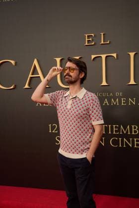 attends the premiere of the film El Cautivo directed by Alejandro Amenabar at Cine Callao in Madrid, Spain, on September 10, 2025. The movie, starring Julio Pena Fernandez, Alessandro Borghi, Miguel Rellan, Fernando Tejero, Luna Berroa, Luis Callejo, Josà Manuel Poga, Albert Salazar, Juanma Muniagurria, Jorge Asin, Mohamed Said and Walid Charaf, tells the story of Miguel de Cervantes™ captivity in Algiers in 1575. The film will be released in Spanish cinemas on September 12. Cordon Press HazhardxEspinozaxVallejos