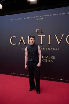 Julian Pena Fernandez attends the premiere of the film El Cautivo directed by Alejandro Amenabar at Cine Callao in Madrid, Spain, on September 10, 2025. The movie, starring Julio Pena Fernandez, Alessandro Borghi, Miguel Rellan, Fernando Tejero, Luna Berroa, Luis Callejo, Josà Manuel Poga, Albert Salazar, Juanma Muniagurria, Jorge Asin, Mohamed Said and Walid Charaf, tells the story of Miguel de Cervantes™ captivity in Algiers in 1575. The film will be released in Spanish cinemas on September 12. Cordon Press HazhardxEspinozaxVallejos