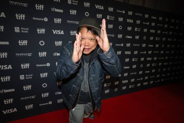 September 11, 2025, Toronto, On, Canada: Eric Yick Keung San, also known by his stage name, Kid Koala, poses for photographs as he walks the red carpet at the North American premiere of öÄuSpace CadetöÄù at the Toronto International Film Festival, in Toronto on Thursday, September 11, 2025. Toronto Canada - ZUMAc35_ 20250911_zaf_c35_127 Copyright: xArlynxMcadoreyx