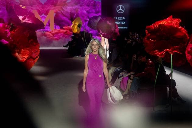 A model during the Lola Casademunt fashion show at the 82nd edition of Mercedes Benz Fashion Week Madrid, at Ifema in Madrid, on September 19, 2025, in Madrid Spain This years edition runs from September 17 to 21 and commemorates the 40th anniversary of the fashion show A model during the Lola Casademunt fashion show at the 82nd edition of Mercedes Benz Fashion Week Madrid, at Ifema in Madrid, on September 19, 2025, in Madrid Spain This years edition is held from September 17 to 21 and commemorates the 40th anniversary of the catwalk Isabel Sanchís collection for next summer 2026 is an eclectic collection, based on two fundamental pillars for the firm, the volumes of architecture and the coexistence of Japanese culture, which explores oppo Copyright: xRicardoxRubiox 6968309
