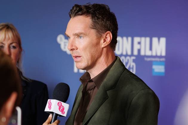 The Thing with Feathers, BFI London Film Festival, BFI Southbank, London, UK, 11 October 2025. Benedict Cumberbatch - BFI LFF - The Thing with Feathers - Red Carpet Interview - BFI Southbank, London, UK on 11th October 2025, Credit:Manuela Langotsch Avalon United Kingdom, London, BFI Southbank Copyright: xManuelaxLangotschx xAvalonx 1044823619