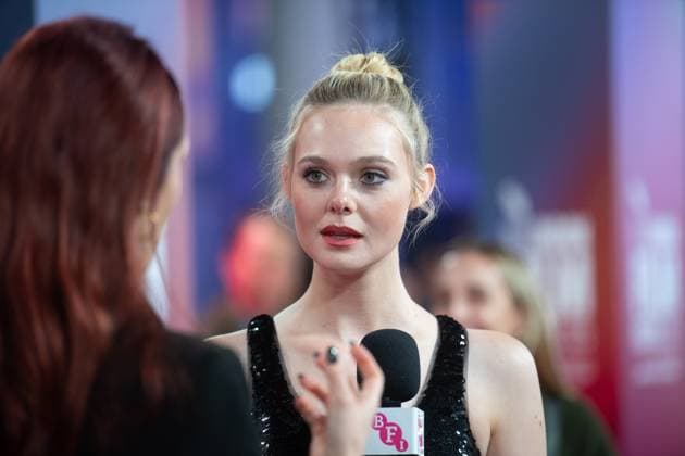 London Film Festival 2025 - Sentimental Value Arrivals at Royal Festival Hall, Southbank, London Elle Fanning attends the Headline Gala of Sentimental Value at The 69th BFI London Film Festival at Royal Festival Hall, Southbank, London, England, UK on Sunday 12 October, 2025., Credit:Justin Ng Avalon UK, England, London, Royal Festival Hall, Southbank Copyright: xJustinxNgx xAvalonx 1045056382