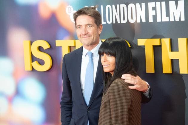 London Film Festival 2025 - Is This Thing On? Arrivals at Royal Festival Hall, Southbank, London Producer Kris Thykier and wife Claudia Winkleman attends the Headline Gala of Is This Thing On? at The 69th BFI London Film Festival at Royal Festival Hall, Southbank, London, England, UK on Tuesday 14 October, 2025., Credit:Justin Ng Avalon UK, England, London, Royal Festival Hall, Southbank Copyright: xJustinxNgx xAvalonx 1045487583