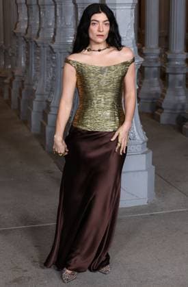 14th Annual LACMA Art + Film Gala 2025 MUSEUM ROW, MIRACLE MILE, LOS ANGELES, CALIFORNIA, USA - NOVEMBER 01: Lorde (Ella Marija Lani Yelich-O Connor) wearing Versace SS26 RTW arrives at the 14th Annual LACMA (Los Angeles County Museum of Art) Art + Film Gala 2025 presented by Gucci held at the Los Angeles County Museum of Art on November 1, 2025 in Museum Row, Miracle Mile, Los Angeles, California, United States., Credit:Xavier Collin Avalon United States, California, Los Angeles, Los Angeles County Museum of Art Copyright: xXavierxCollinx xAvalonx 1049891871