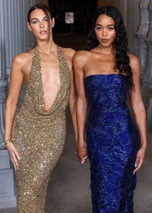 14th Annual LACMA Art + Film Gala 2025 MUSEUM ROW, MIRACLE MILE, LOS ANGELES, CALIFORNIA, USA - NOVEMBER 01: Vittoria Ceretti and Laura Harrier arrive at the 14th Annual LACMA (Los Angeles County Museum of Art) Art + Film Gala 2025 presented by Gucci held at the Los Angeles County Museum of Art on November 1, 2025 in Museum Row, Miracle Mile, Los Angeles, California, United States., Credit:Xavier Collin Avalon United States, California, Los Angeles, Los Angeles County Museum of Art Copyright: xXavierxCollinx xAvalonx 1049895382