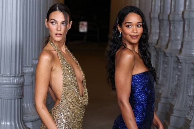 14th Annual LACMA Art + Film Gala 2025 MUSEUM ROW, MIRACLE MILE, LOS ANGELES, CALIFORNIA, USA - NOVEMBER 01: Vittoria Ceretti and Laura Harrier arrive at the 14th Annual LACMA (Los Angeles County Museum of Art) Art + Film Gala 2025 presented by Gucci held at the Los Angeles County Museum of Art on November 1, 2025 in Museum Row, Miracle Mile, Los Angeles, California, United States., Credit:Xavier Collin Avalon United States, California, Los Angeles, Los Angeles County Museum of Art Copyright: xXavierxCollinx xAvalonx 1049895464