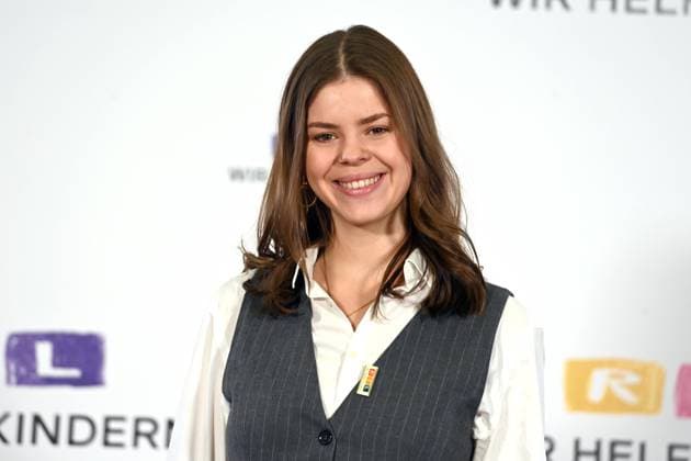 Ariana MUELLER, Müller, presenter, portrait, portrait, portrait, cropped single image, single subject, 30 RTL Spendenmarathon Wir helfen Kindern , television, 20 21 11 2025 in Huerth, Germany,