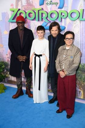 Zootropolis 2 UK Premiere Arrivals at Picturehouse Central, London, UK (L-R) - Idris Elba, Ginnifer Goodwin, Jason Bateman, Ke Huy Quan attends The Zootropolis 2 UK Premiere at Picturehouse Central, London, England, UK on Sunday 23 November, 2025., Credit:Justin Ng Avalon UK, England, London, Picturehouse Central Copyright: xJustinxNgx xAvalonx 1054153008