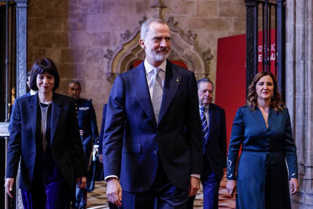 Felipe VI presides over the delivery of the 37th Edition of the Rei Jaume I Awards King Felipe VI, the Mayor of Valencia, María José Catalá d , and the Minister of Science, Innovation and Universities, Diana Morant i , arrive at the delivery of the 37th Edition of the Rei Jaume I Awards , on November 25, 2025, in Valencia, Valencian Community Spain The Rei Jaume I Awards recognize the scientific or business careers of people who have achieved excellence in their field and have developed most of their professional careers in Spain 25 NOVEMBER 2025 Valencia, Valencian Community Valencia, Valencian Community Spain Copyright: xRoberxSolsonax 7124595