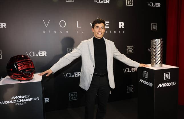 Marc Márquez presents Volver , the documentary that traces his path to his ninth world title Marc Márquez during the preview of Volver , on December 2, 2025, in Madrid Spain The new DAZN original documentary captures, as never before told, the path of Marc Márquez to return to the top of motorcycling and conquer his ninth world title An intimate and powerful story in which great icons of Spanish sport such as Rafa Nadal, Fernando Alonso, Pau Gasol, Andrés Iniesta and Alexia Putellas, analyze from their own experience what it means to fall, resist and return to the top, Fernando Alonso, Pau Gasol, Andrés Iniesta and Alexia Putellas, analyze from their own experience what it means to fall, resist and return to the top A unique look at the mo Copyright: xJosà xRuizx 7143451