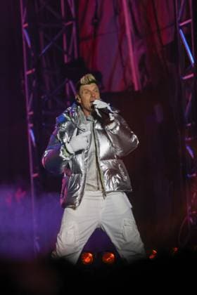 04 12 2025, Schladming, AUT, On the road in Styria, Ski Opening 2025, Press conference, in the picture Backstreet Boys, Feature, Overview, Planai Stadium,