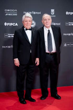 Red carpet of the 31st edition of the José María Forqué Awards The presidents of EGEDA, Enrique Cerezo i and the Academy of Cinema, Fernando Méndez Leite d , pose on the red carpet of the 31st edition of the José María Forqué Awards, at the IFEMA Municipal Palace, on December 13, 2025, in Madrid Spain The José María Forqué Film Awards, known as the Forqué Awards, were created in 1996 by the Entidad de Gestión de Derechos de los Productores Audiovisuales Egeda to honor the memory of José María Forqué, a leading figure in Spanish filmmaking and the first president of Egeda EGEDA created the award with the aim of disseminating the importance of the Spanish audiovisual industry and promoting the figure of the film producer 13 DECEMBER 2025 Mad Copyright: xAlbertoxOrtegax 7168439