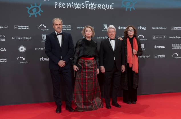 Red carpet of the 31st edition of the José María Forqué Awards The delegate of Culture, Tourism and Sport, Marta Rivera de la Cruz 2i , and the president of EGEDA, Enrique Cerezo 2d , pose on the red carpet of the 31st edition of the José María Forqué Awards, at the IFEMA Municipal Palace, on December 13, 2025, in Madrid Spain The José María Forqué Film Awards, known as the Forqué Awards, were created in 1996 by the Entidad de Gestión de Derechos de los Productores Audiovisuales Egeda to honor the memory of José María Forqué, a figure in the Spanish film industry and the first president of Egeda EGEDA created the award with the aim of spreading the importance of the Spanish audiovisual industry and promoting the figure of the film producer Copyright: xAlbertoxOrtegax 7168517