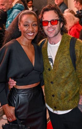 Sleeping Beauty, Arrivals, London, UK. 22 December 2025 London, UK, 22 December 2025. Beverley Knight and husband James O Keefe attend Sleeping Beauty at The London Palladium, London, UK., Credit:Lee Floyd Avalon UK, London, The London Palladium Copyright: xLeexFloydx xAvalonx 1061167784
