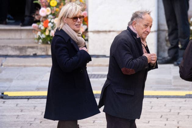 Chantal Ladesou and her husband Michel Ansault arrive at Brigitte Bardots funeral at the Notre Dame de lAssomption parish church in Saint Tropez, France, on January 7, 2026 Brigitte Bardot, an emblematic figure of French cinema and an international icon, died on December 28, 2025 at the age of 91 at her legendary La Madrague estate, in Saint Tropez, France Revealed to the world through her role in Et DieuÖ créa la femme , she had helped make Saint Tropez a world-famous landmark The actress will be laid to rest on January 7, 2026 in the Saint Tropez marine cemetery, alongside her father Louis Bardot 1896 1975 and her mother Anne Marie Mucel 1912 1978 A religious ceremony will be held beforehand in the Saint Tropez church, where relatives, J Copyright: xJACOVIDES-MOREAUx xBESTIMAGExJACOVIDES-MOREAUx xBESTIMAGEx