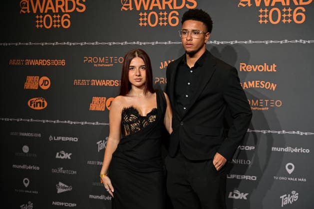 January 10, 2026, Madrid, Madrid, SPAIN: Content creators and guests pose on the black carpet during the third edition of the Army Awards, held on Saturday, January 10, at the Madrid Arena in Madrid. Known as the â€oeinternet anti-awards,†the ceremony honors the most viral moments, trends, and personalities from social media over the past year in a script-free gala hosted by Ceciarmy and Santiago Segura. In the image LucoÂa Correa Madrid SPAIN - ZUMAz108 20260110_znp_z108_169 Copyright: xRichardxZubelzux