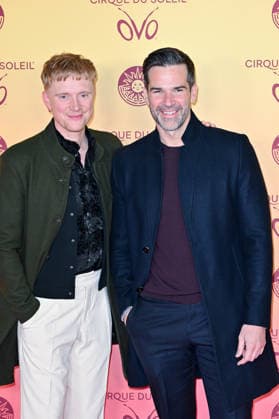 Premiere, Cirque du Soleil, Arrivals, London, UK. 14 January 2026. London, UK, 14 January 2026. Owain Wyn Evans and Gethin Jones attend the UK Premiere of the Cirque du Soleil production of OVO at the Royal Albert Hall, London, UK., Credit:Lee Floyd Avalon UK, London, Royal Albert Hall Copyright: xLeexFloydx xAvalonx 1066141349