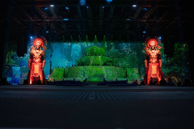 DJ BoBo, Europa Park Arena, The Great Adventure, concert, January 15, Europa Park Rust, Eurodance, live show, spectacular stage, lighting effects, dancers, choreography, hits, fans, sold out, tour start, multimedia show, VR experience, Copyright: xFINLEYxMÖRCHx