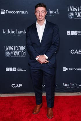 23rd Annual Living Legends Of Aviation Awards BEVERLY HILLS, LOS ANGELES, CALIFORNIA, USA - JANUARY 23: James Dumoulin (The School of Hard Knocks) arrives at the 23rd Annual Living Legends Of Aviation Awards held at The Beverly Hilton Hotel on January 23, 2026 in Beverly Hills, Los Angeles, California, United States., Credit:Xavier Collin Avalon United States, California, Beverly Hills, The Beverly Hilton Hotel Copyright: xXavierxCollinx xAvalonx 1068827952