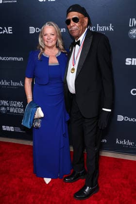 23rd Annual Living Legends Of Aviation Awards BEVERLY HILLS, LOS ANGELES, CALIFORNIA, USA - JANUARY 23: Lori McCreary and Morgan Freeman arrive at the 23rd Annual Living Legends Of Aviation Awards held at The Beverly Hilton Hotel on January 23, 2026 in Beverly Hills, Los Angeles, California, United States., Credit:Xavier Collin Avalon United States, California, Beverly Hills, The Beverly Hilton Hotel Copyright: xXavierxCollinx xAvalonx 1068828042