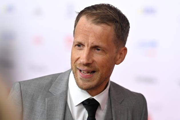 Oliver POCHER Presenter,Coemdian , single picture,cropped single motif,portrait,portrait,portrait 50 German Film Ball, Red Carpet, Red Carpet, on 24 01 2026 at the H o t e l B a y e r i s c h e r H o f, M u e n c h e n