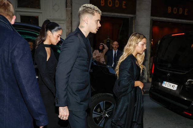 Romeo Beckham, his partner Kim Turnbull and his sister, Harper Beckham Victoria Beckham, accompanied by her family, arrives at the Ministry of Culture to be elevated to the rank of Knight of the Order of Arts and Letters in Paris, France, on January 26, 2026 Cyril Moreau Bestimage Victoria Beckham, accompanied by her family, arrives at the Ministry of Culture to be elevated to the rank of Knight of the Order of Arts and Letters in Paris, France, on January 26, 2026 Paris France Copyright: xCYRILxMOREAUx xBESTIMAGExCYRILxMOREAUx xBESTIMAGEx