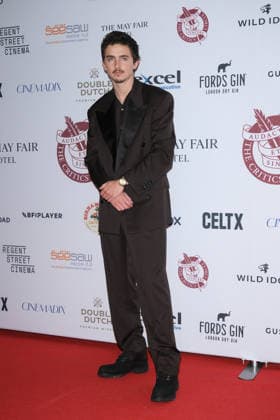 46th London Critics Circle Film Awards, May Fair Hotel, London, UK, 01 February 2026. Timothee Chalamet at the 46th London Critics Circle Film Awards, May Fair Hotel, London, UK, 01 February 2026., Credit:Julie Edwards Avalon United Kingdom, London Copyright: xJuliexEdwardsx xAvalonx 1071216758